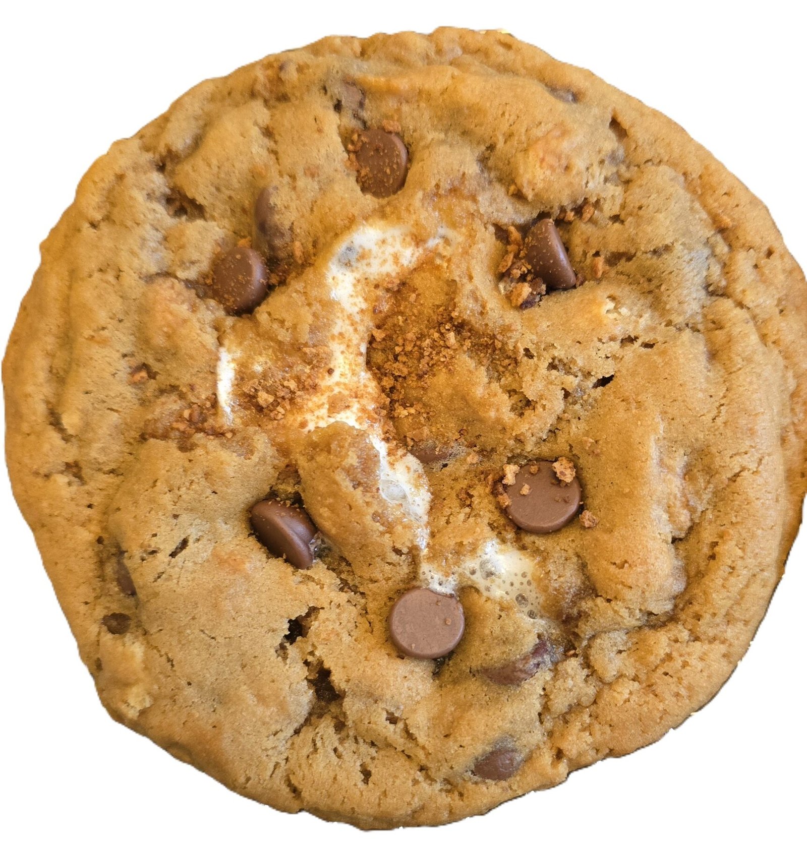Stack of s'mores cookies